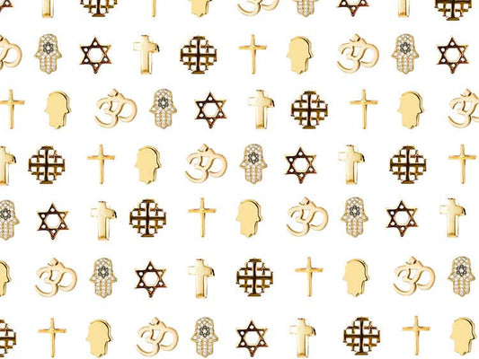 Image of spiritual gold jewelry for women