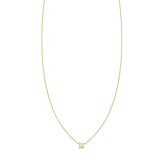 14k Gold Initial Necklace