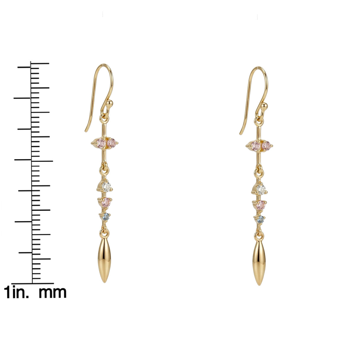 The Prism Dagger Drop Earrings