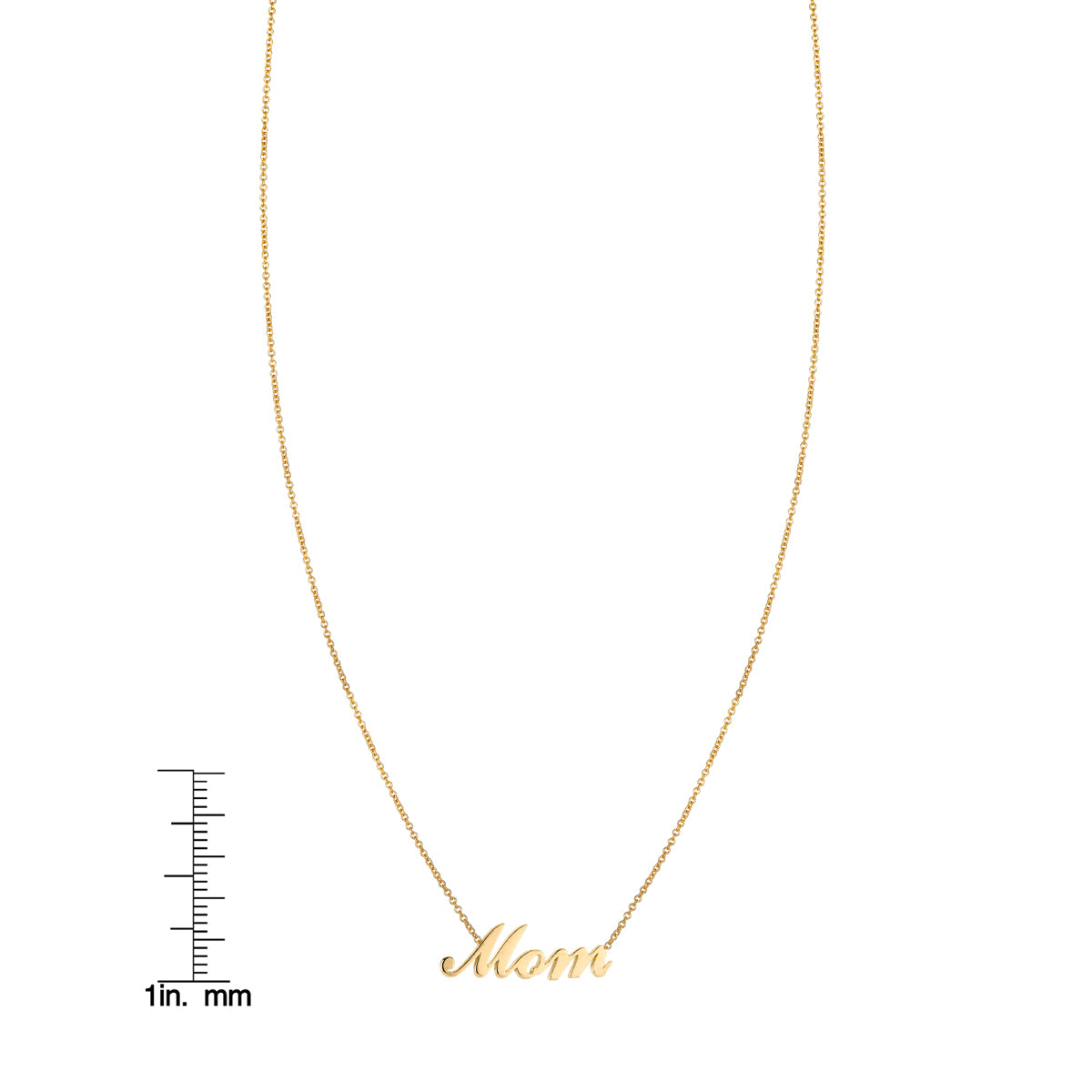 Script Mom Necklace, Carrie-Inspired
