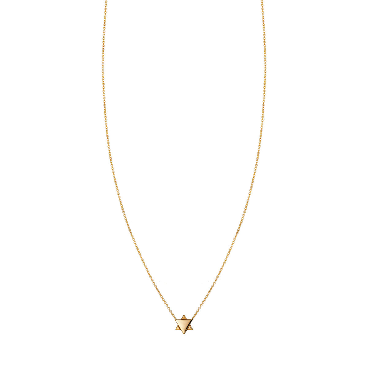 Gold Jewish Star Necklace