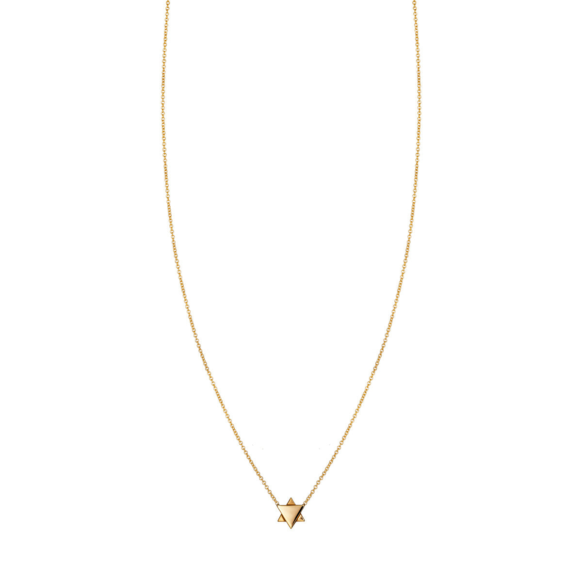 14k solid gold Jewish star necklace — symbolic Star of David pendant for everyday elegance or gifting