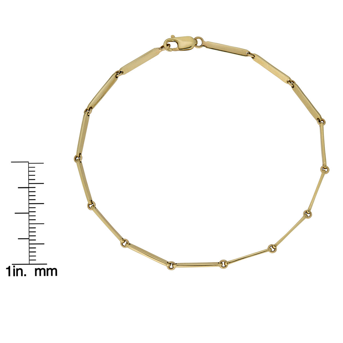 Handmade NYC gold chain bracelet by Phoenix Roze, delicate gold link jewelry, minimalist and stackable
