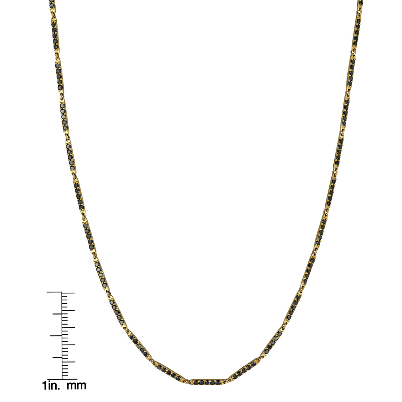 Prong-set black diamond fairy necklace by Phoenix Roze, delicate pendant for everyday elegance