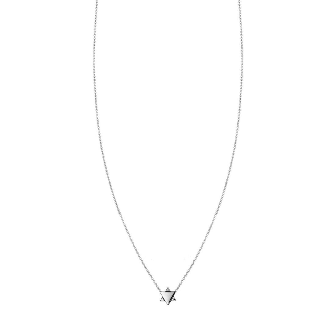 Sterling Silver Star of David Necklace