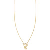 14K gold snake necklace—handmade serpent symbol of transformation, strength & sensuality in yellow, white, or rose gold.