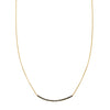 28 black diamond arch necklace prn 435 bd