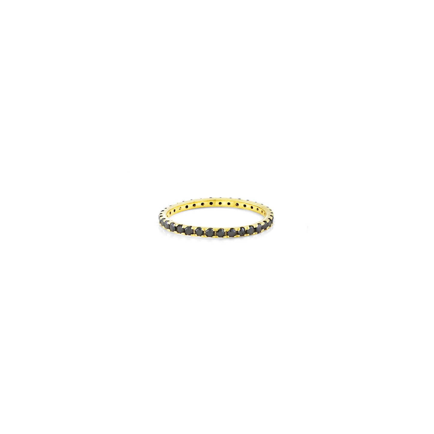 black diamond 18k eternity band light ring PRR 076 BD 18KY