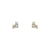 diamond constellation gold earrings PRE 155 14KY