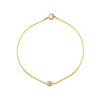 diamond flower gold bracelet  prb 057 14ky