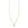 14k gold tiny puffed heart necklace—sweet little reminder of love, handmade in NYC