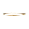 14k gold bangle bracelet with white pavé diamonds—elegant sparkle, the perfect finishing touch for casual or formal looks.
