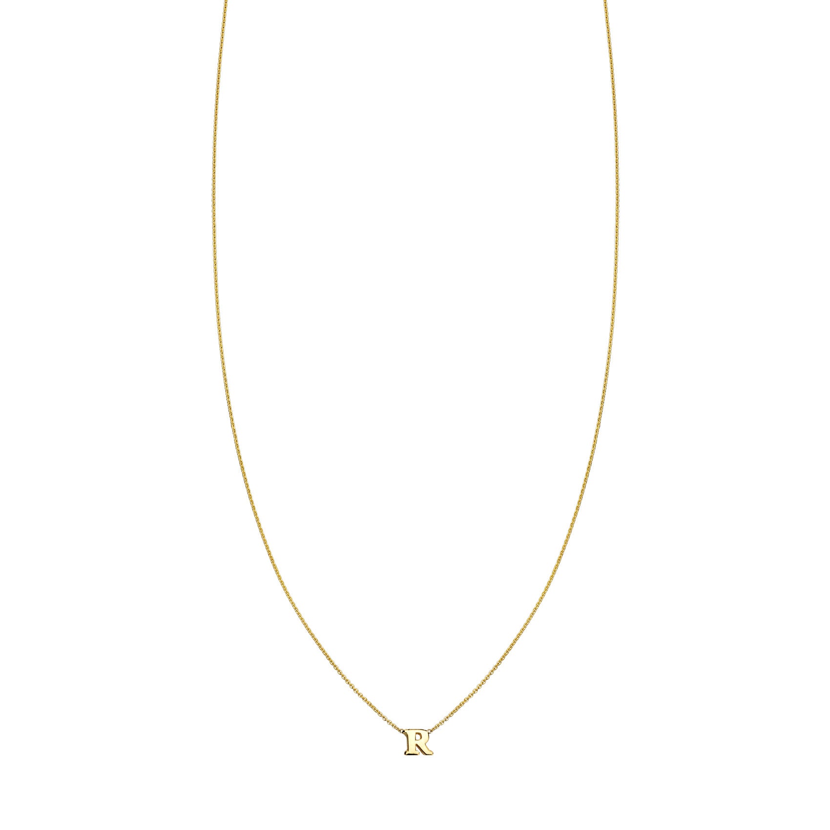 Bold initial necklace - timeless personalized luxury jewelry