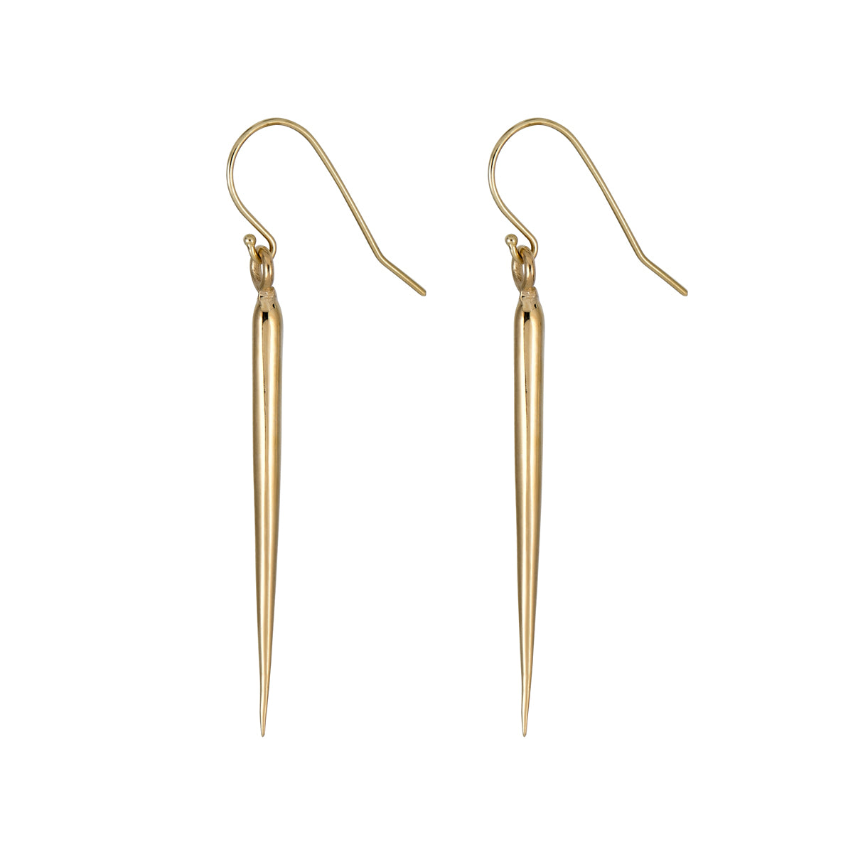 large needle earrings