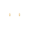 Phoenix Roze Marquee Eye Stud Earrings in 14k yellow gold, marquise silhouette, polished finish, handcrafted in NYC.