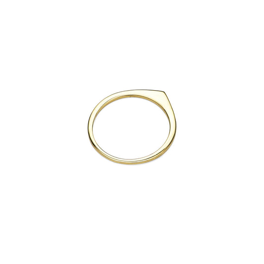 Sliced Gold Spike Ring