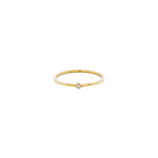 thin stackable diamond gold halo band PRR 062 WD