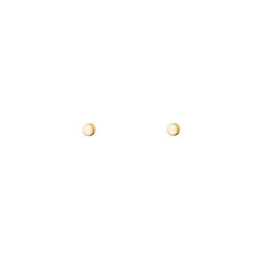 tiny gold dot stud earrings PRE 420 14KY