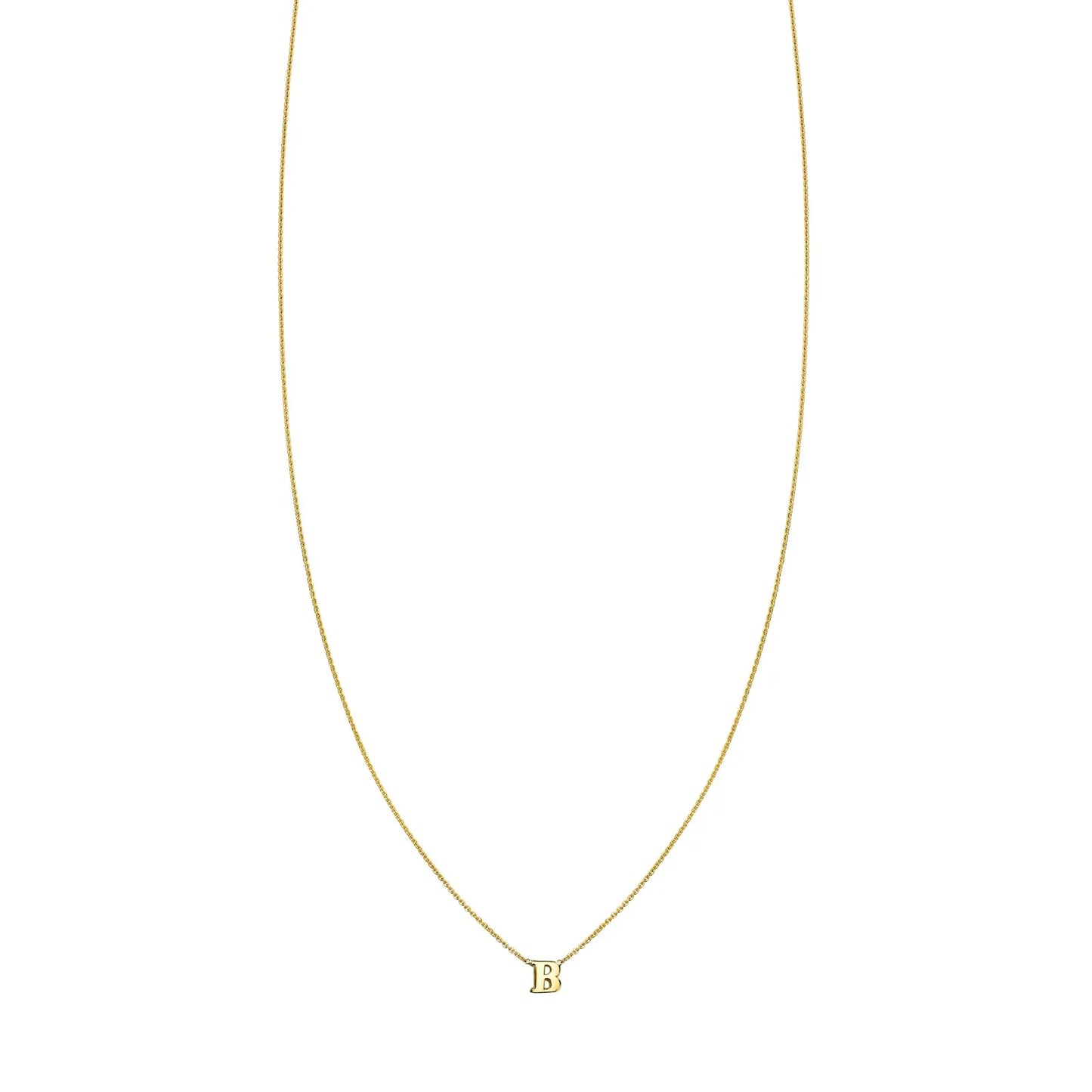 14k Gold Initial Necklace