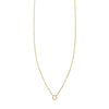 14k Gold & Diamond Initial Necklace