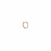 14k Gold Plain Huggie Earring