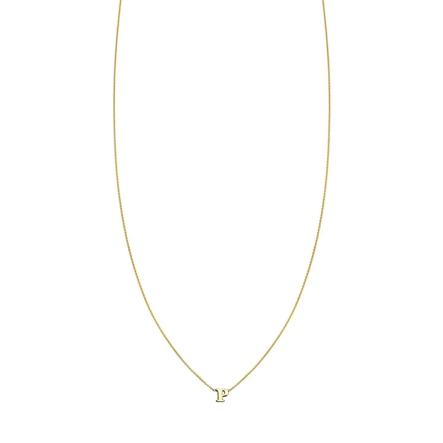 14k Gold Initial Necklace