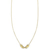 Solid 14k gold angel wings pendant necklace, dainty charm handcrafted in NYC in yellow, white, or rose gold