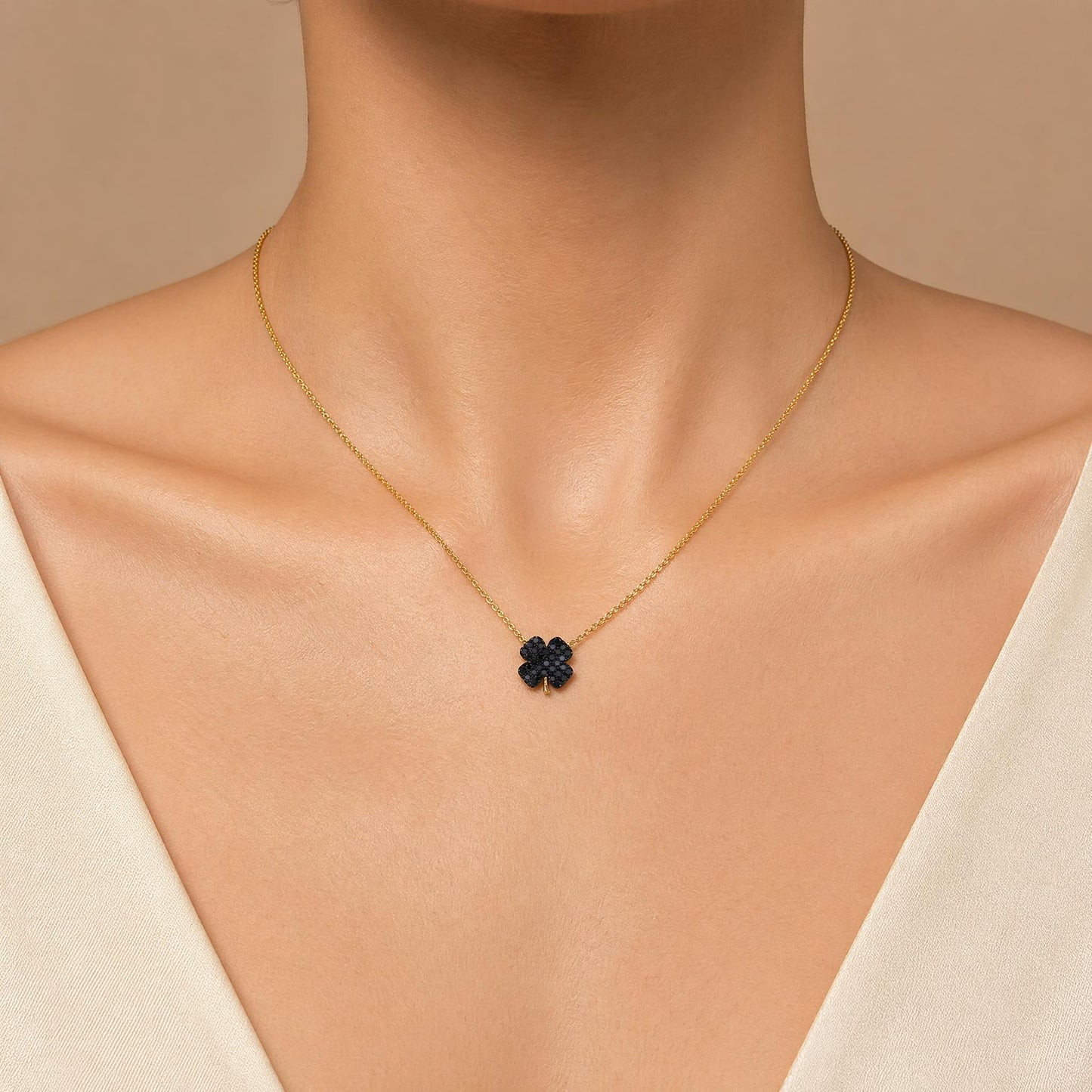 Black Clover Necklace
