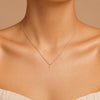 Gold Tiny Cross Necklace
