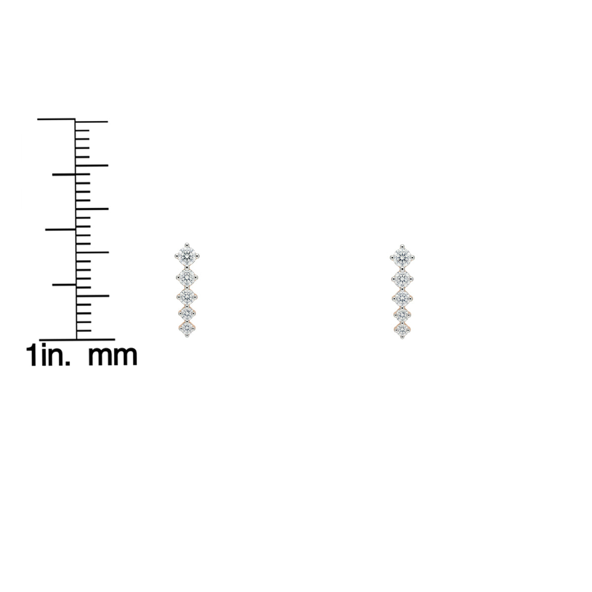 The Horizon Crawler Stud Earrings
