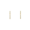 The Linear Pavé Drop Earrings