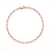 14k Gold Paperclip Chain Bracelet