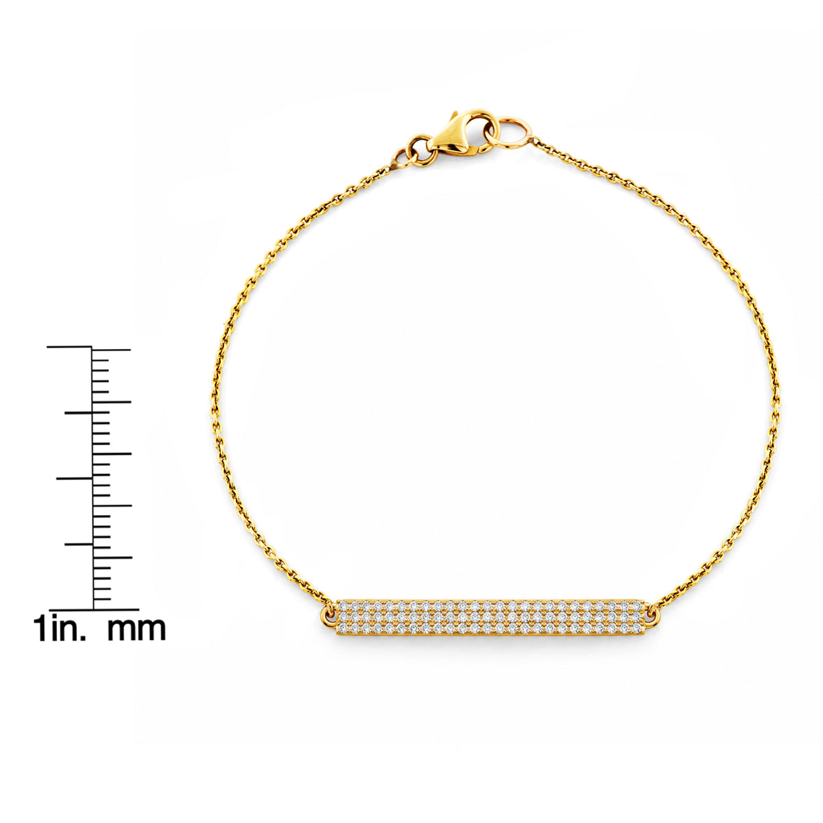Pave Diamond ID Bracelet