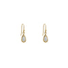 The Teardrop Solitaire Drop Earrings