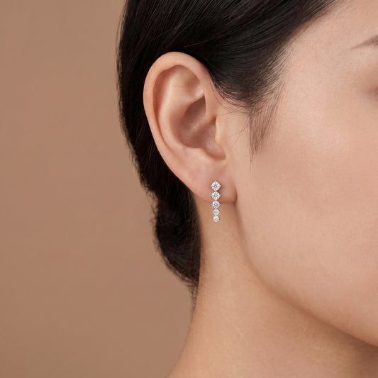 The Horizon Crawler Stud Earrings