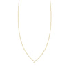 Letter J Initial Necklace