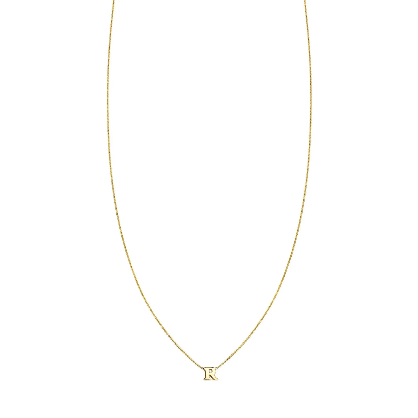 14k Gold Initial Necklace