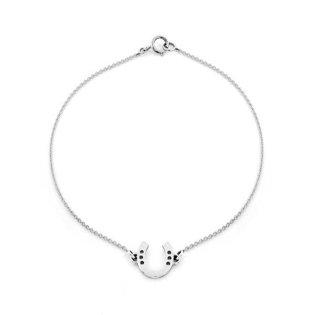 Classic Sterling Silver Horseshoe Bracelet