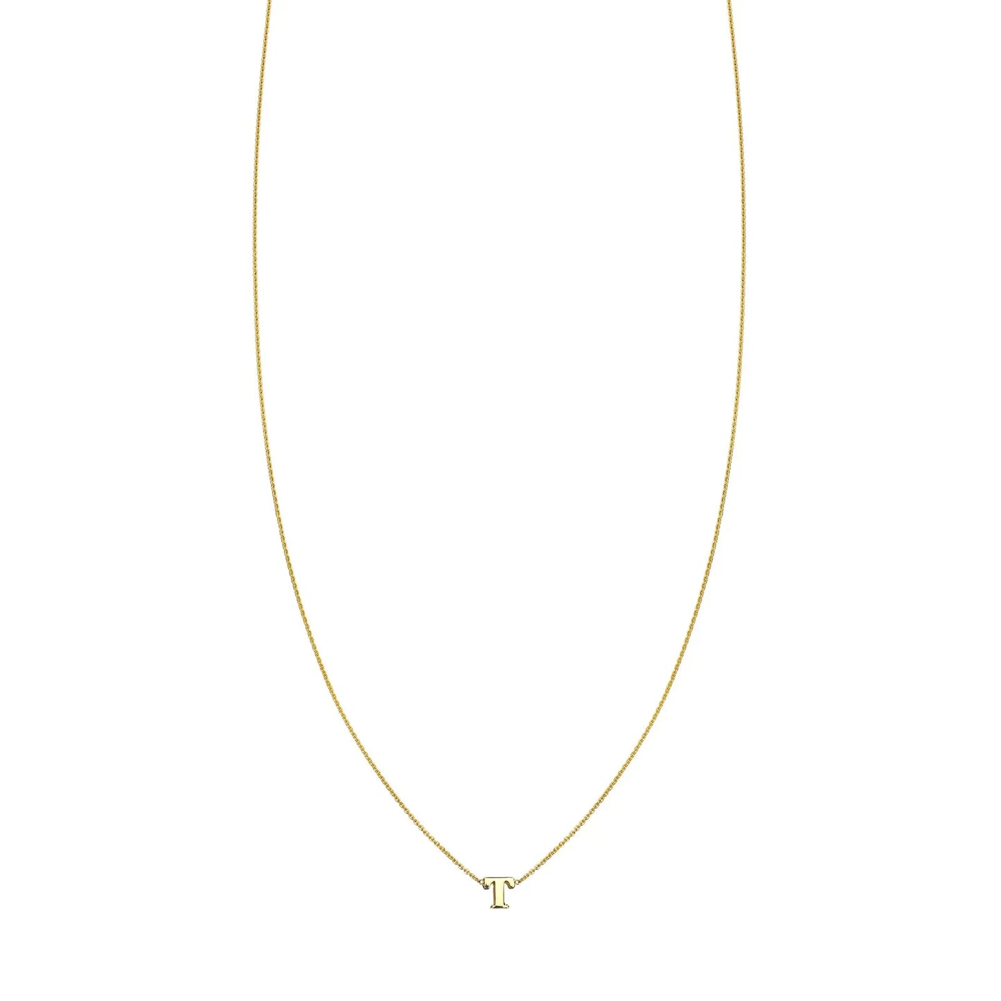 14k Gold Initial Necklace