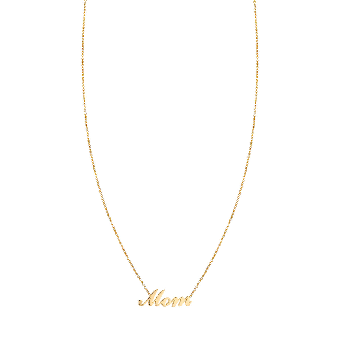 Script Mom Necklace, Carrie-Inspired