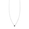 Sterling Silver Sun Disk Necklace