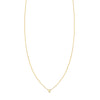 Gold letter necklace with the letter 'Y', personalized style by Phoenix Roze