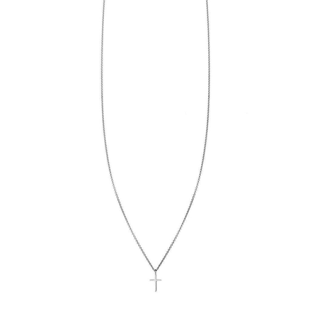 Sterling Silver Tiny Cross Necklace