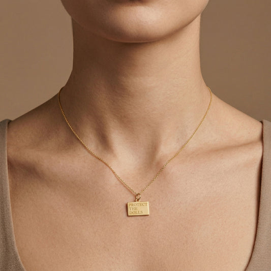 Protect the Dolls Charm Necklace