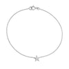 Tiny Sterling Silver Star Bracelet