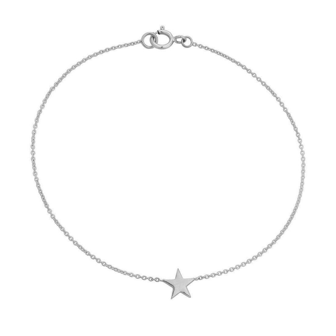 Tiny Sterling Silver Star Bracelet
