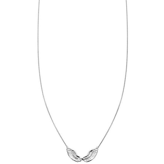 Sterling Silver Angel Wing Necklace