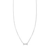 Sterling Silver Dog Bone Necklace