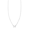 Folded Sterling Silver Butterfly Necklace