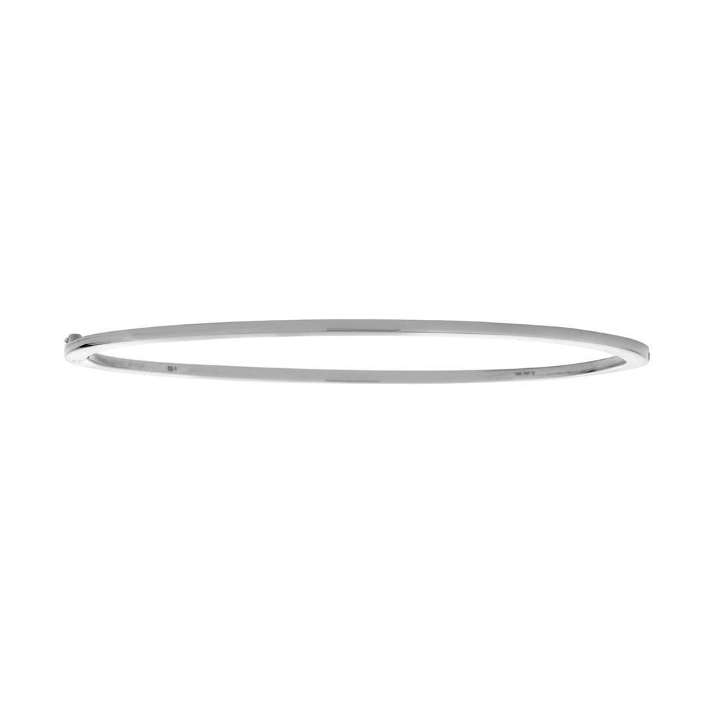 Sterling Silver Hinged Bangle Bracelet